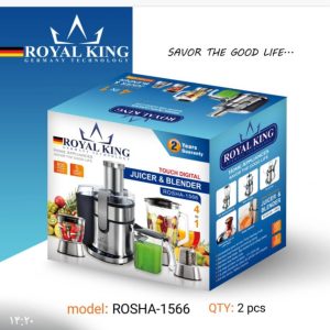 آبمیوه‌گیری 4 کاره رویال کینگ ROSHA-1566