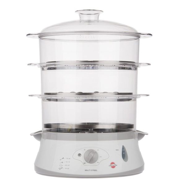 بخارپز پارس خزر مدل مولتی استیل | Pars Khazar Multi Steel Steam Cooker